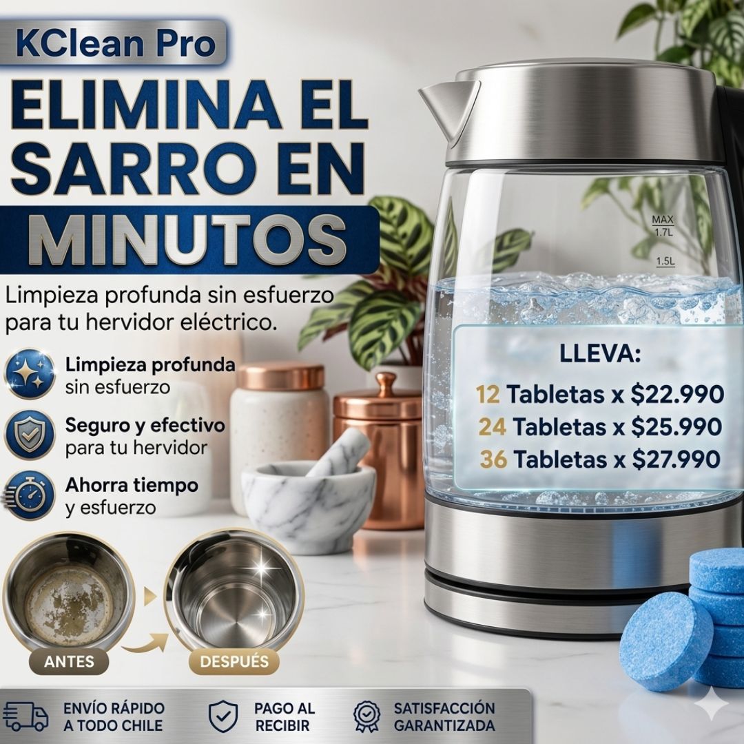 KClean Pro -Elimina el sarro en minutos