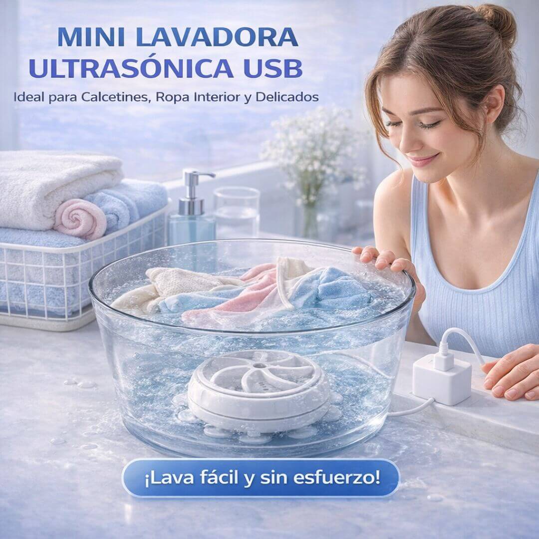 MiniClean Pro - Lava prendas en minutos