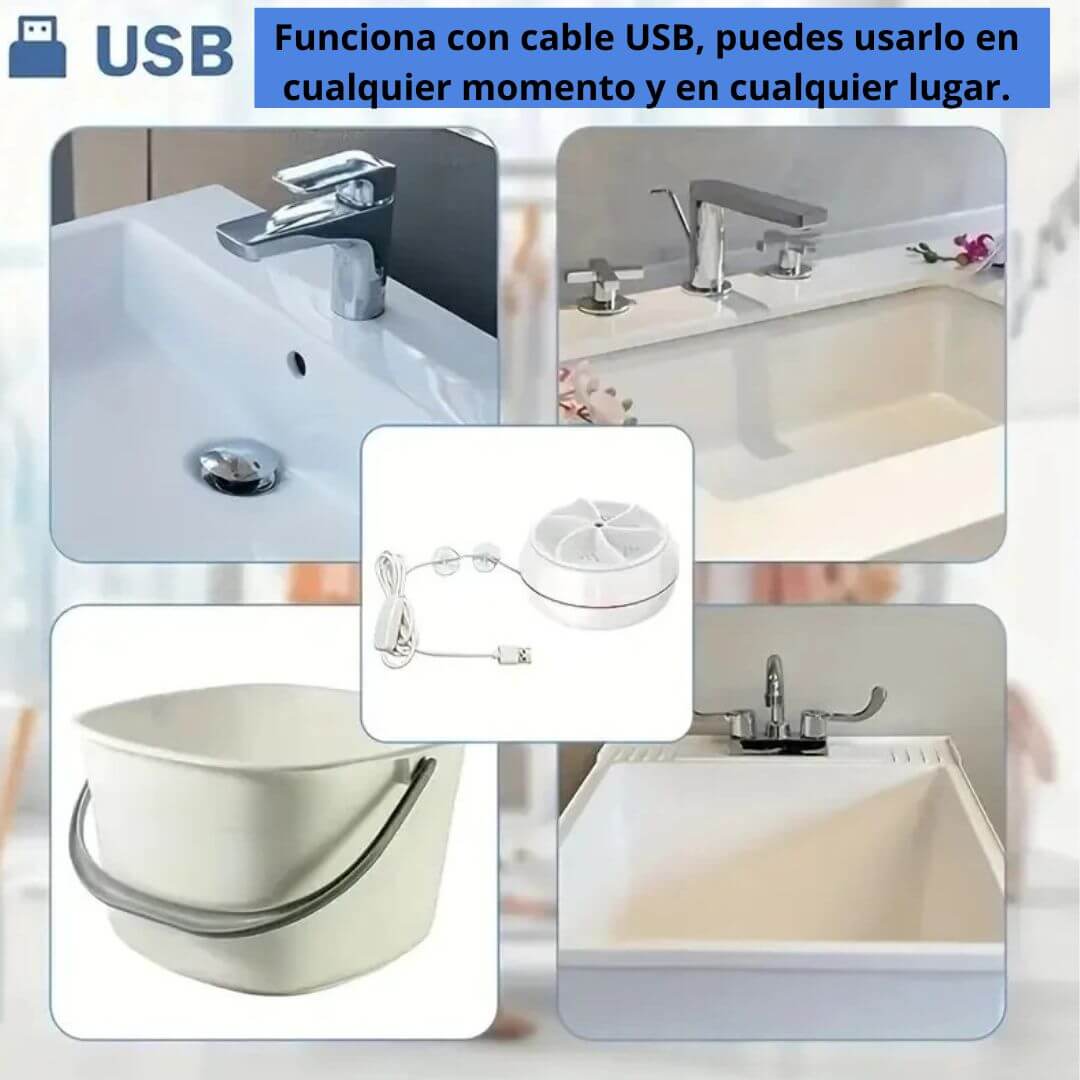 MiniClean Pro - Lava prendas en minutos