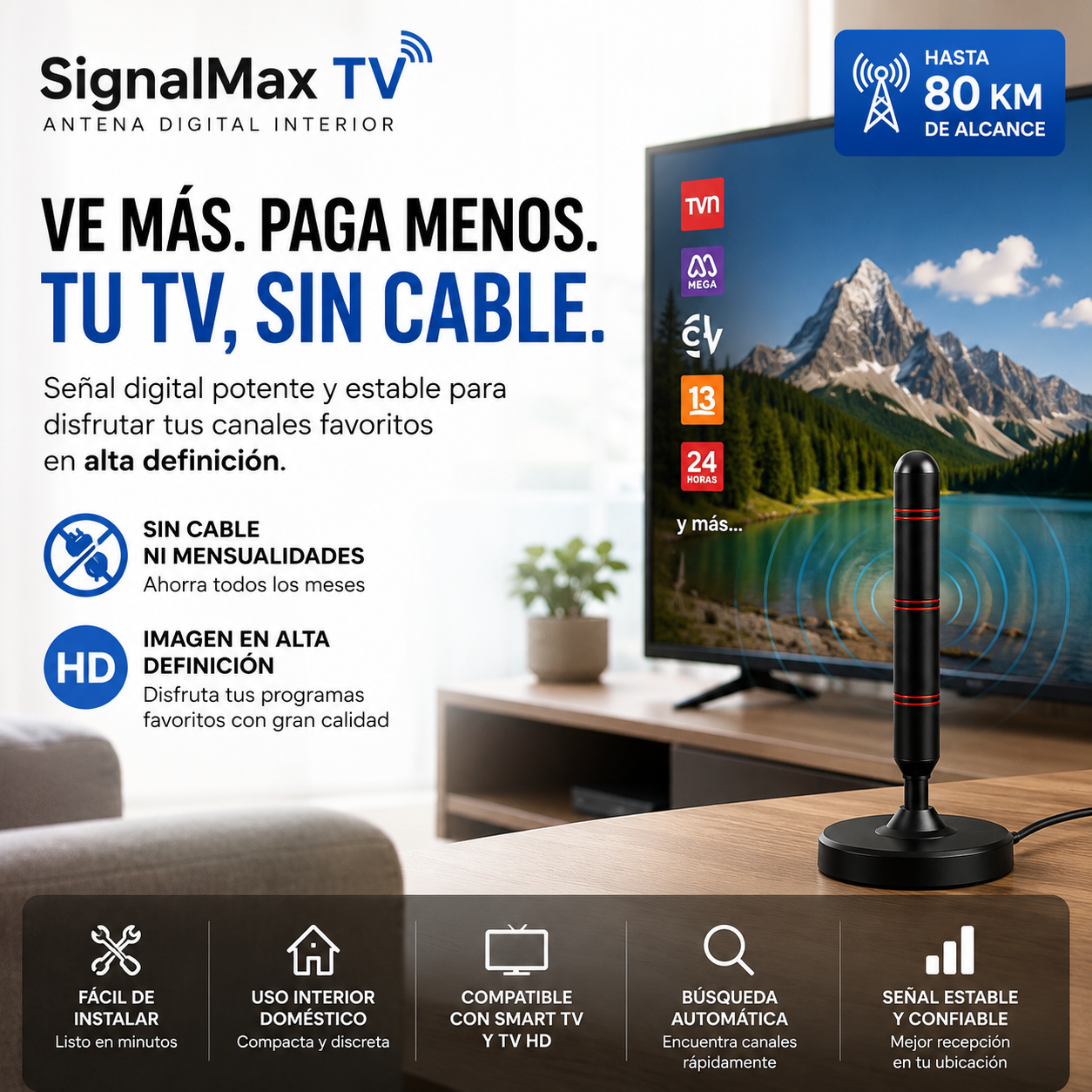 SignalMax TV - Más canales sin mensualidades